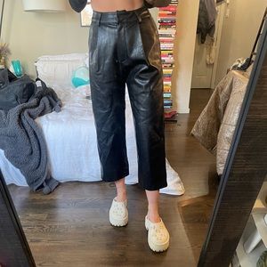 The Frankie Shop leather pants